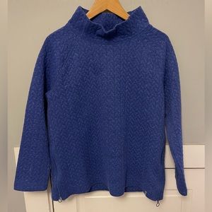 Quilted Shimmer Pullover